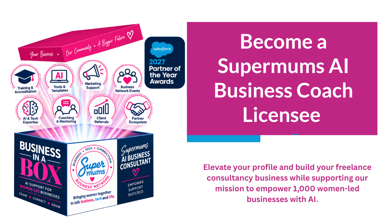 Become a Supermums AI Business Coach Licensee - Business in a Box